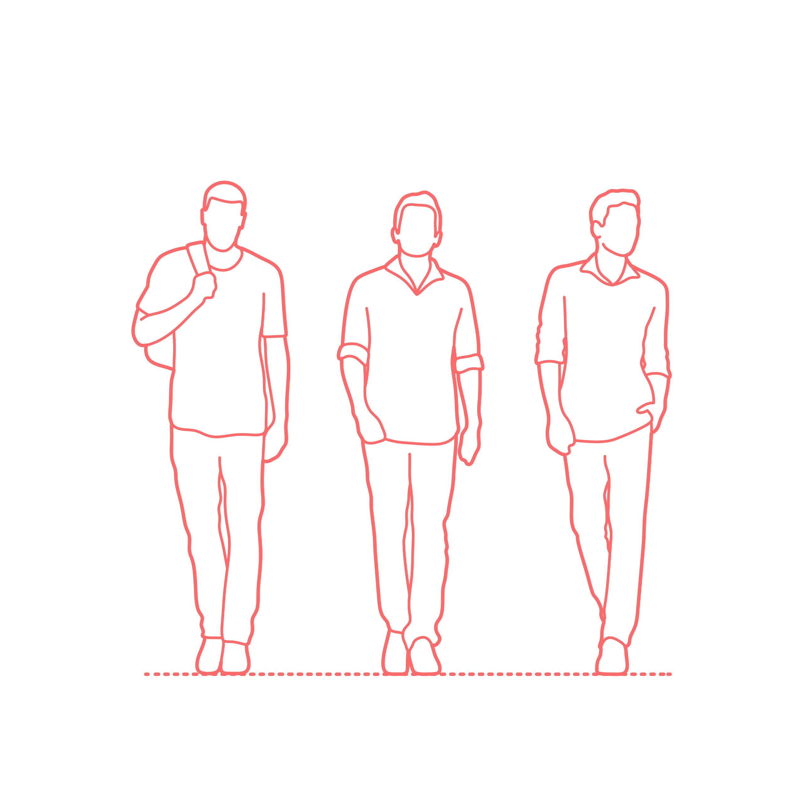 Humans Walking Male Front Laser Cut Svg File Free Vectors